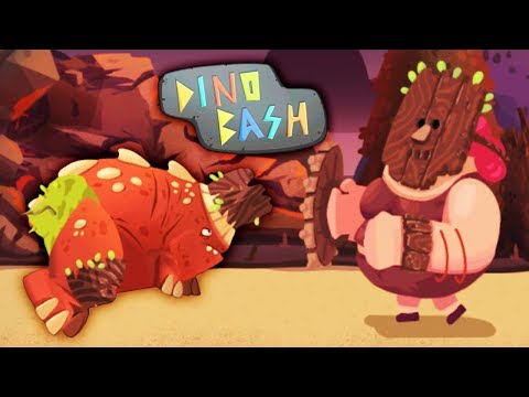 Видео: Dino Bash БРОНИРОВАННАЯ ТЁТЯ МОТЯ! Последние уровни на ОСТРОВЕ ВУЛКАНОВ