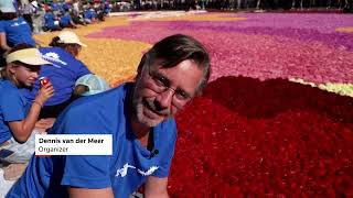 Heat-resistant blooms form Brussels flower carpet display