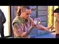 Contact Juggling - Crystal Ball Street Performer in Florence, Italy