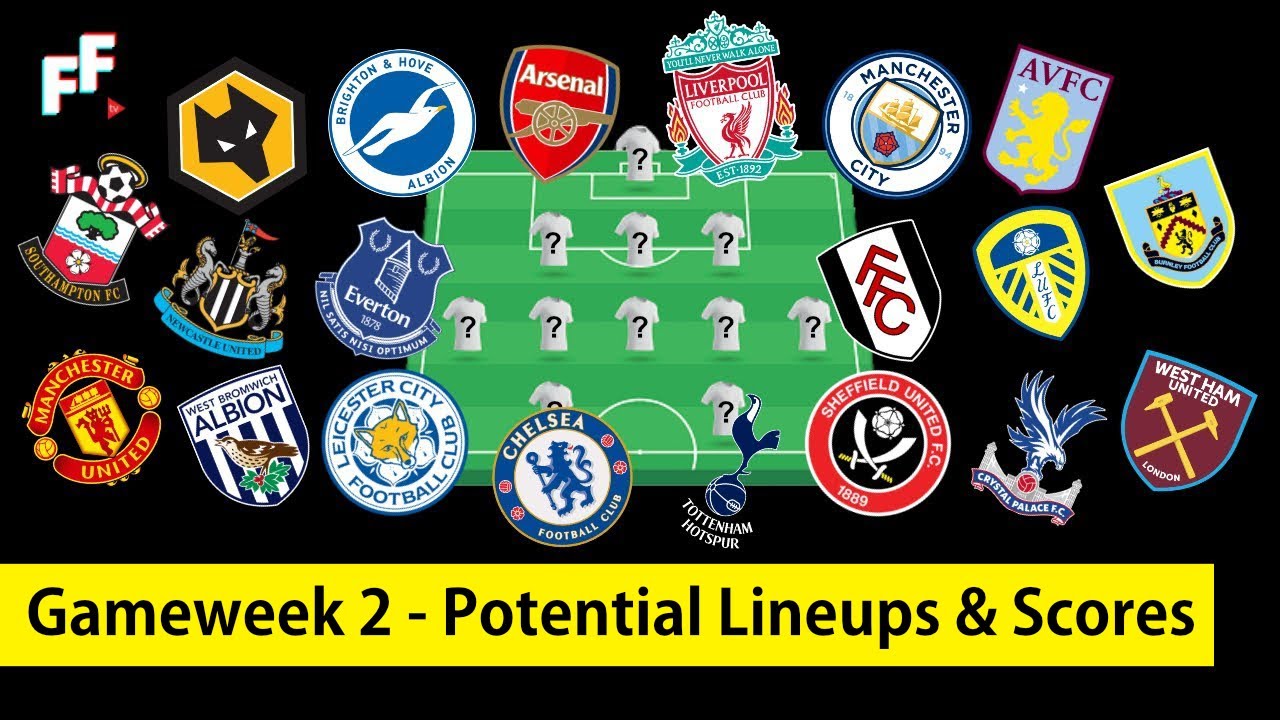 Premier League 2020 21 Gameweek 2 Potential Lineups And Scores premier-league-2020-21-gameweek-2-potential-lineups-and-scores