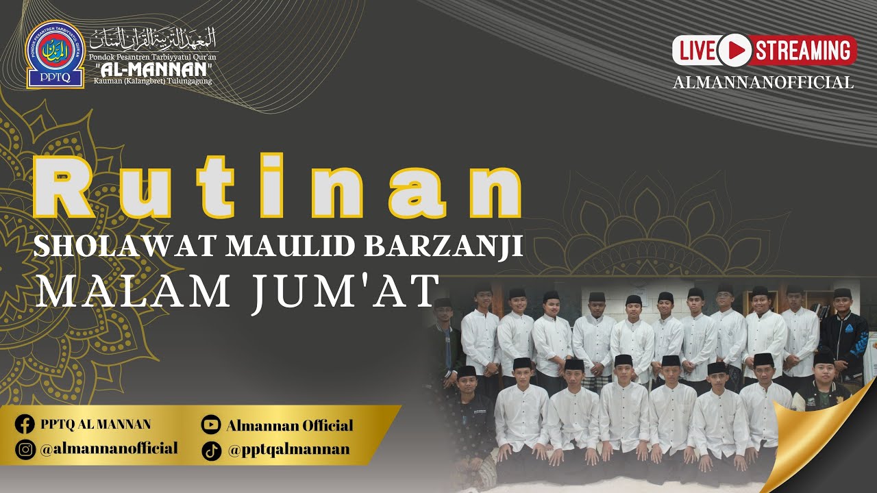 🔴[LIVE] RUTINAN SHOLAWAT MAULID SIMTUDURROR | Malam Jum'at