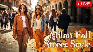 Fall 2023 Fashion Trends: Italian Elegance, Casual Chic, Boho and Vintage. Street Style in Milan