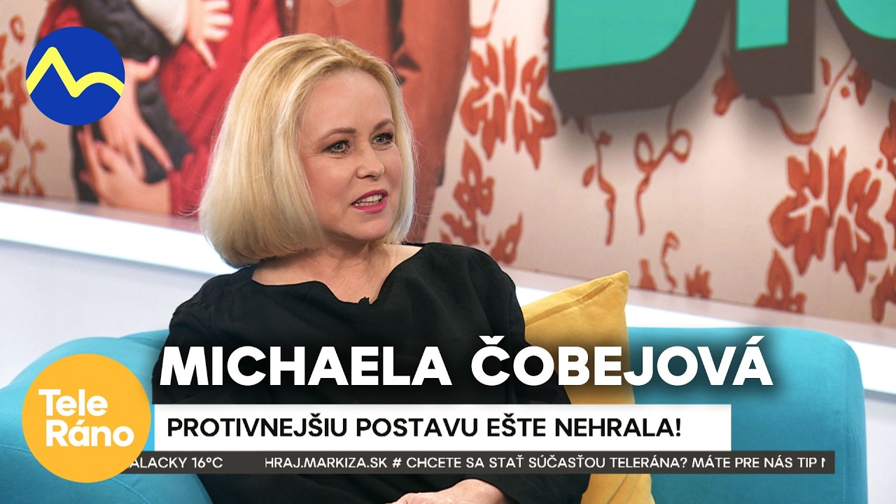 Takúto nepríjemnú postavu som ešte nehrala! Michaela Čobejová v seriáli Sľub | Teleráno