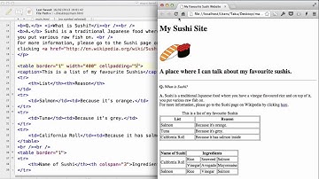HTML - 14. Customising your table: cellpadding & cellspacing
