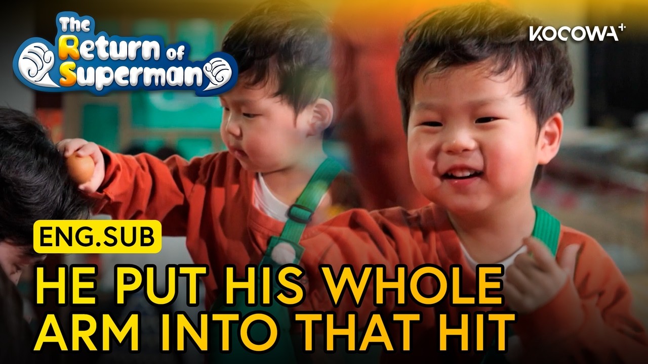 The Babies Smash an Egg on Daddy’s Head | The Return of Superman EP608 | KOCOWA+