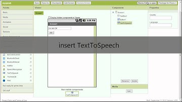 App Inventor Text to Speech App