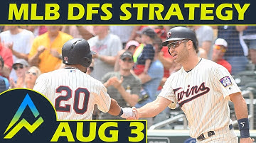 Awesemo.com MLB DFS Strategy | Friday 8/3 | FanDuel & DraftKings