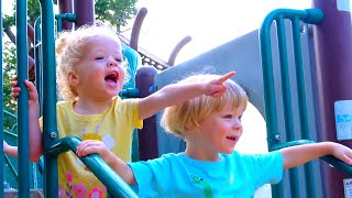 Toddler Dance Song | Fun Swings & Slides Playground Activity for Kids 4K