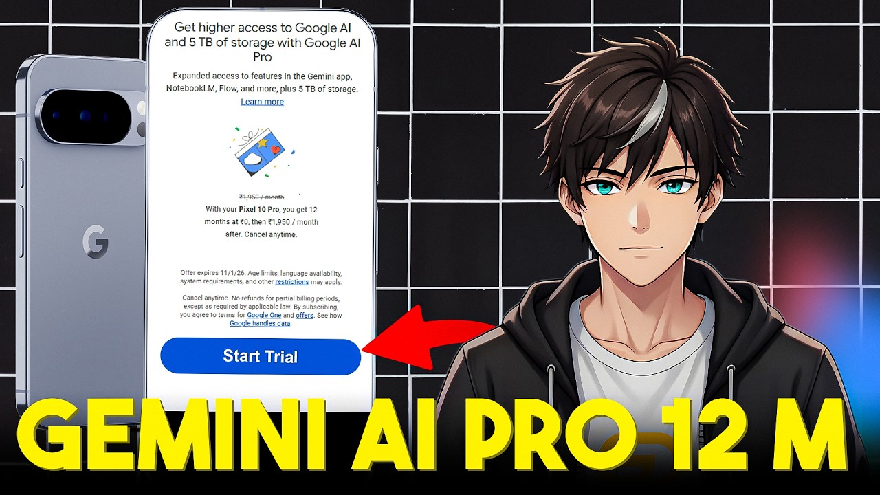 Gemini AI Pro 12 Months Access | Official Google Pixel Offer 2026 - YouTube