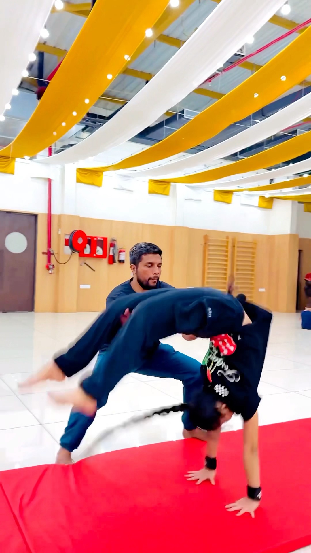 Practice With Sir?| Nandini Rajput | #nandini091013 #trending #youtubeshorts #backflip #shorts ￼