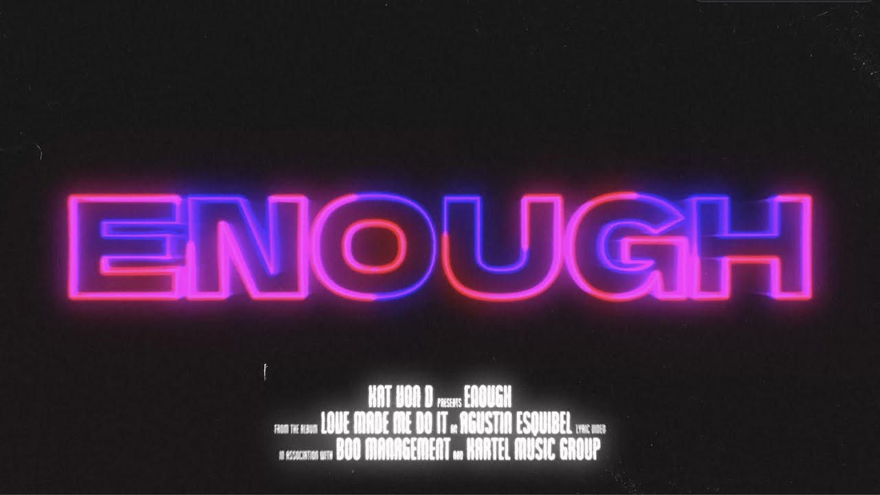 Kat Von D - ENOUGH (Official Lyric Video)