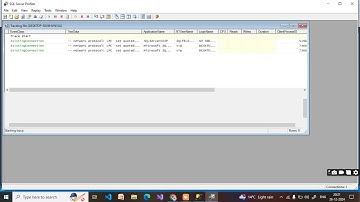 How to Create a trace using SQL Server profiler | SQL Server interview questions
