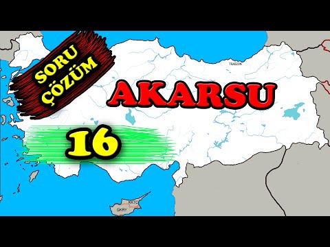 Sınır oluşturan akarsular , akarsular soru çözümü kpss coğrafya