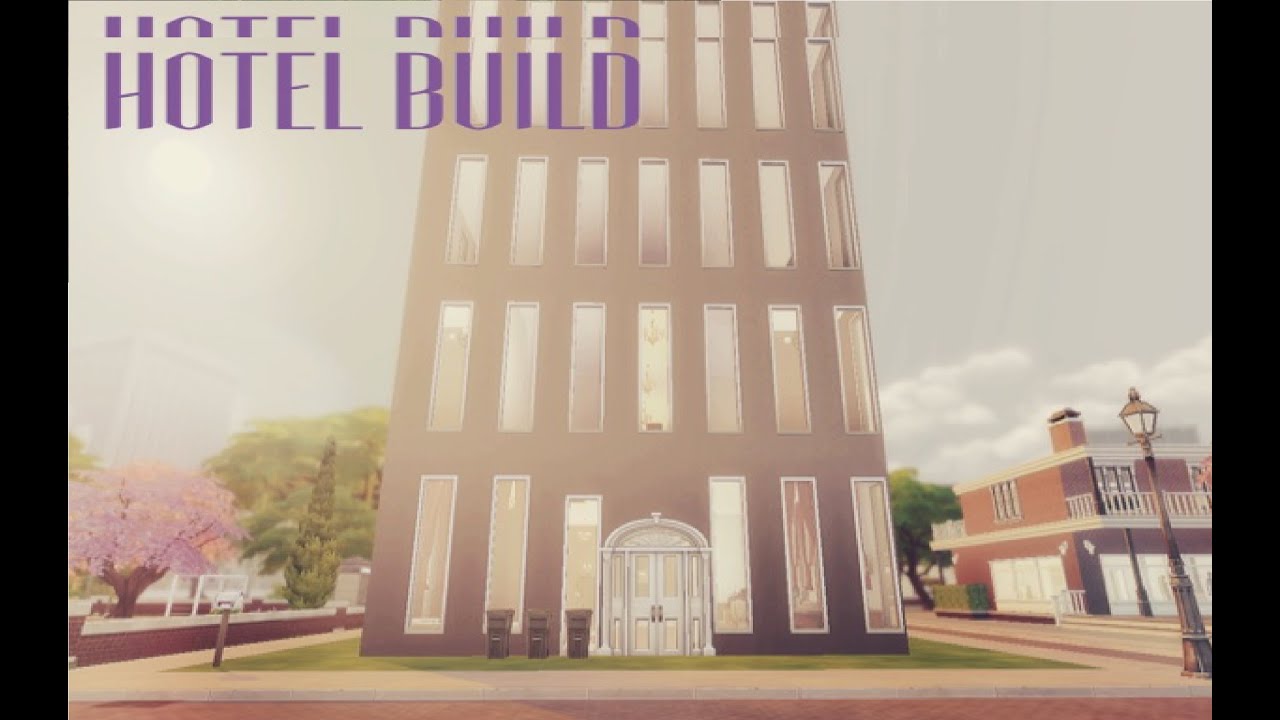 Sims 4 Building a hotel {}Part 1{} YouTube