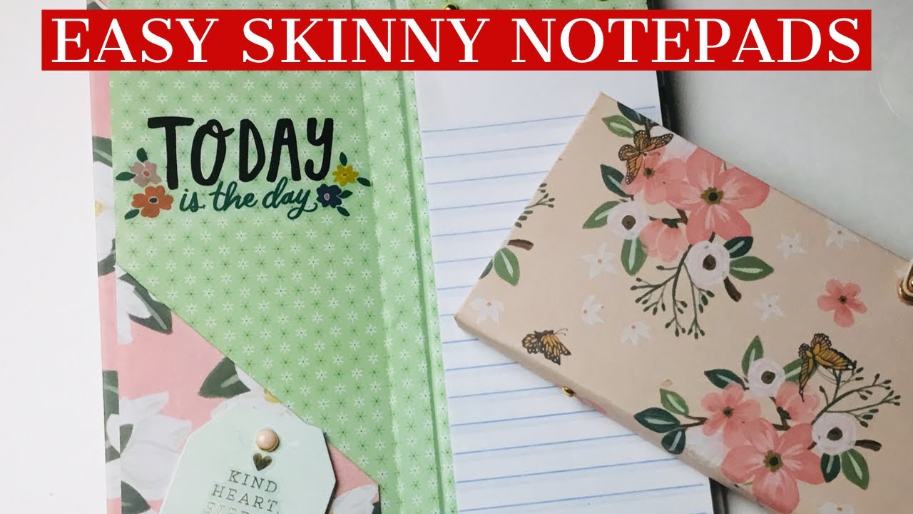 Skinny Notepad Portfolio Tutorial - Splitcoaststampers