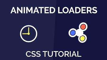 CSS Animated Loaders | Fidget Spinner Loader and Clock Loader