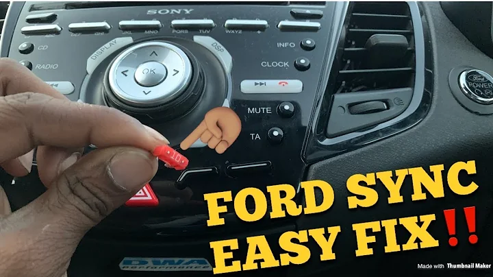 Ford Sync Bluetooth Fix *EASY*