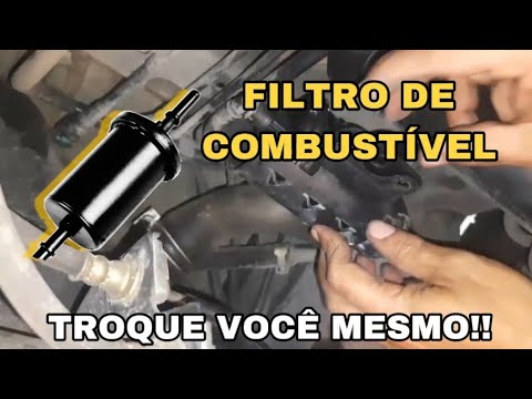 Como trocar filtro de combustível usando ferramenta adaptada - YouTube