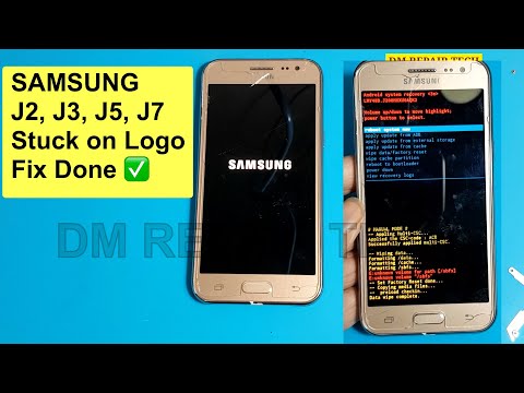 SAMSUNG GALAXY J2, J3, J5, J7 Stuck ON logo Samsung Screen Fix - DM REPAIR TECH