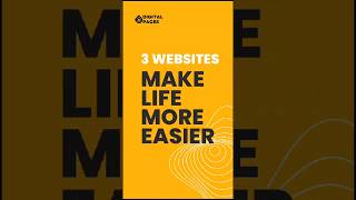 3 Websites Make Life More Easier#shorts #marketing #marketingdigital #socialmedia #website