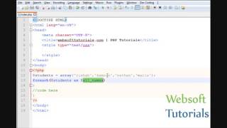 php tutorials in hindi   urdu   26   foreach loop in php