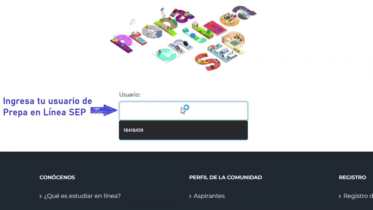 Iniciar sesión en la plataforma de Prepa en Línea SEP (2020) - YouTube