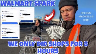 WE ONLY TOOK SHOPPING ORDERS ON WALMART SPARK IT PAYED OFF
