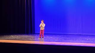 Atticus first ever stand-up routine! Age 8
