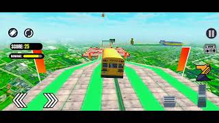 Mega Ramps Bus Stunt | Impossible Road Extreme Track | Impossible Bus Stunt Gameplay screenshot 5