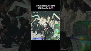 Download Lagu The idols gave up their seats so BTS could sit together 🫂💜 #bts MP3