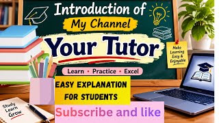 Introduction to my channel Your Tutor/@Basic Computer Education-m4s