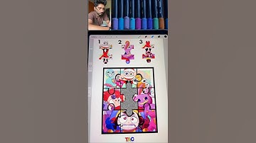 De verbazingwekkende digitale circuspuzzel #tadc #pomni #jax