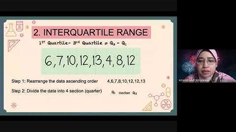 MATEMATIK KSSM TINGKATAN 4: CHAPTER 8 MEASURES OF DISPERSION FOR UNGROUPED DATA.