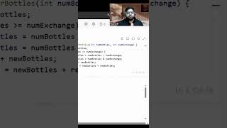 Crack LeetCode: Water Bottles Problem Solved Fast! #dsa #leetcode #programming