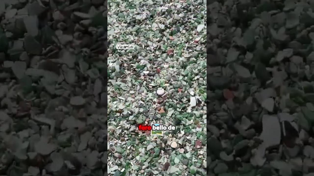 La playa de los cristales nació por accidente y es un tesoro natural en BAIONA #galicia