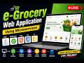 In this video, we will build a e-Grocery Web Application using Microservices Architecture.