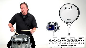 Pearl Drum Rudiments - Triple Ratamacue