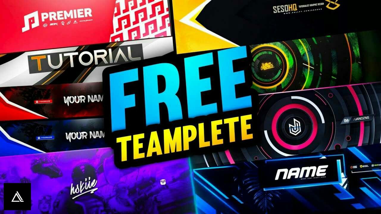 Free Photoshop Twitter Header Template Abstract Style Twitter Header 