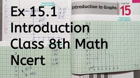 Exercise 15.1, introduction, Chapter 15, introduction to graphs, Class 8 Math