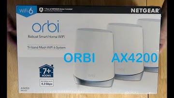 ORBI AX4200 WiFi Mesh System #ORBI #NETGEAR
