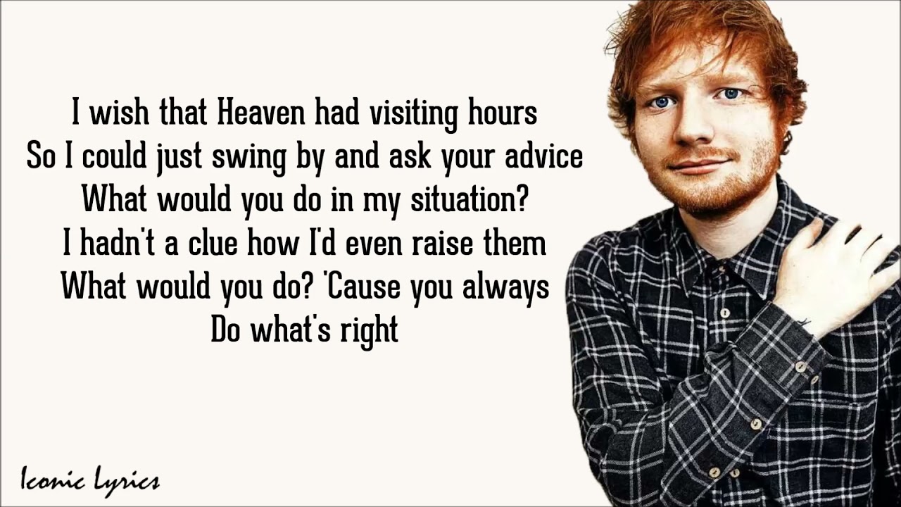 Visiting Hours Ed Sheeran Lyrics YouTube