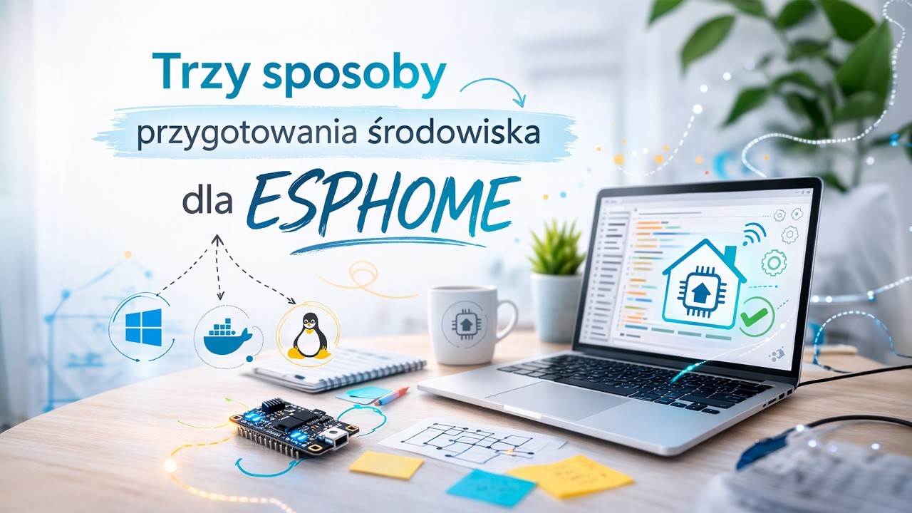 Kurs ESPHOME - 02a - TRZY sposoby na przygotowanie środowiska dla esphome
