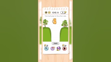 Brain test level 13: Tom 🐈 must jump to the other side. 🤔🤔 #braintest #braintestlevel13 #braingames