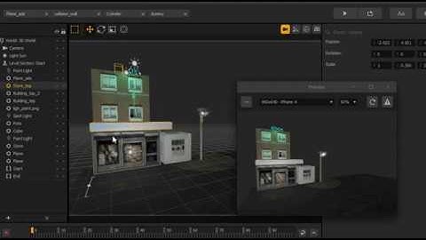 Buildbox 3D Demo: Real time scene editing