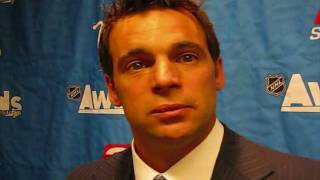 Steve Sullivan Interview after Winning the Masterton Trophy 2009