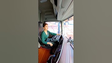 Hành trình mới của Nữ tài xế xinh đẹp #driver #truckdriver #automobile #trucking #truck