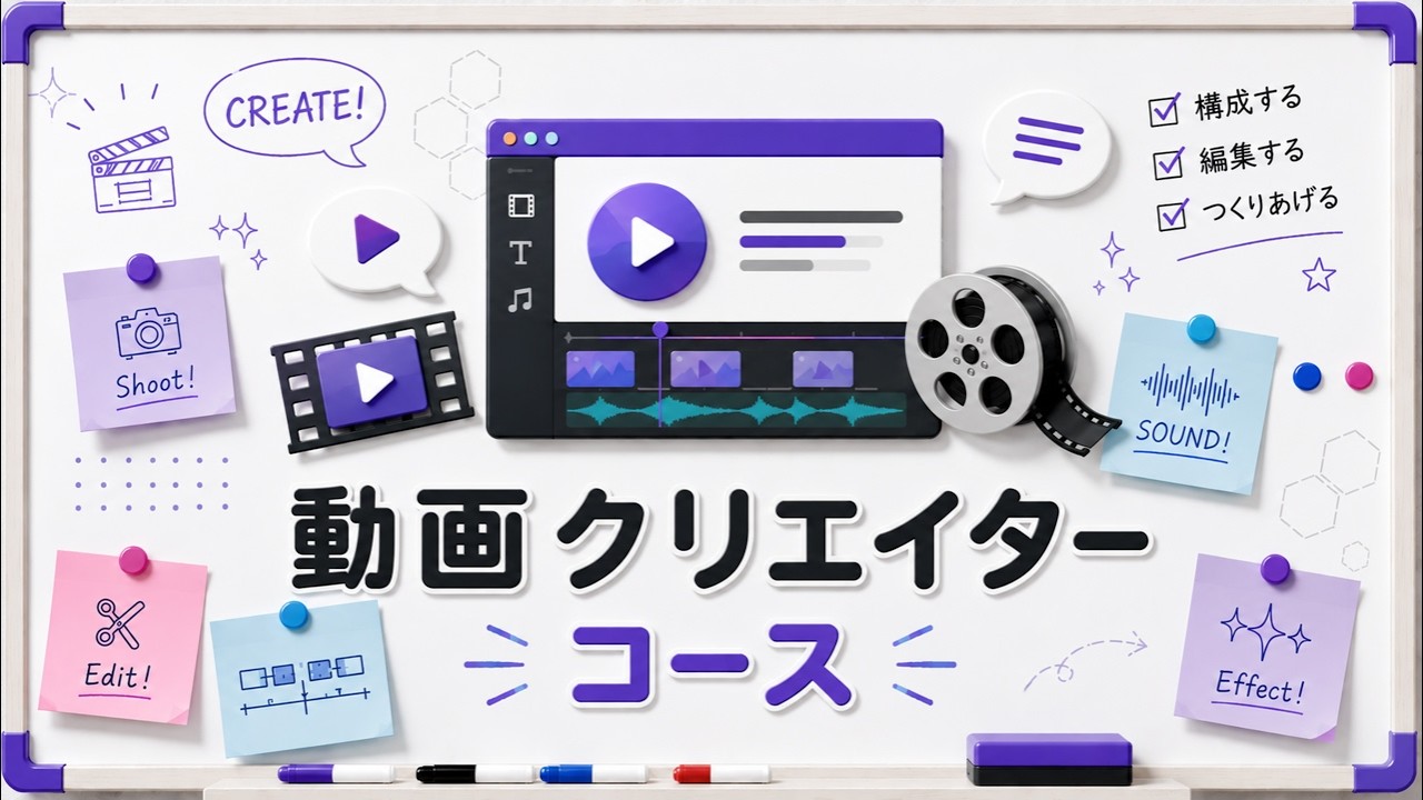 動画編集・制作を通じて企画力・表現力・発信力を育む！Bee Creative
