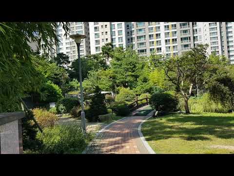 판교 백현마을 1단지 푸르지오그랑블 아파트 조경