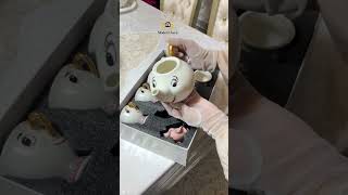 Luxury Gold Tea Set & Elegant Dinnerware | Altın Detaylı Zarif Çay Takımı ve Yemek Seti#coffee