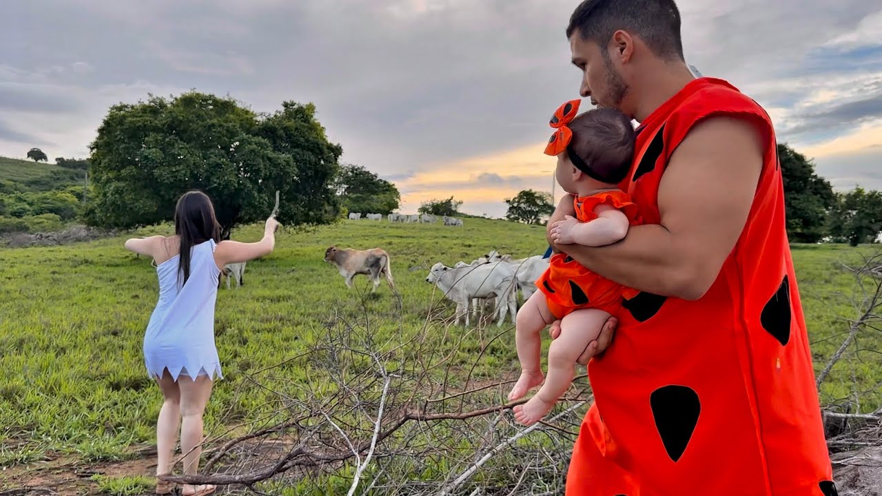 THAMIRES E LEÔNCIO CORREM DOS BOIS BRAVOS… COM THALITA NO COLO😱| THAMIRES THUANNY